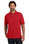 Hanes EcoSmart - 5.2-Ounce Jersey Knit Sport Shirt. 054X