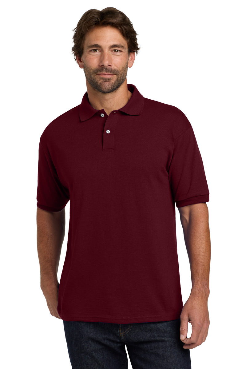 Load image into Gallery viewer, Hanes EcoSmart - 5.2-Ounce Jersey Knit Sport Shirt. 054X
