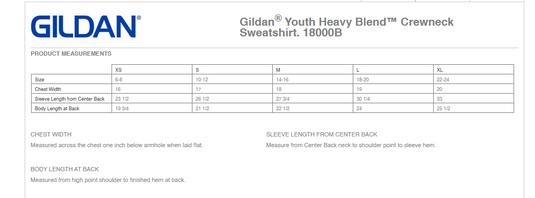 18000B Youth Crew Neck