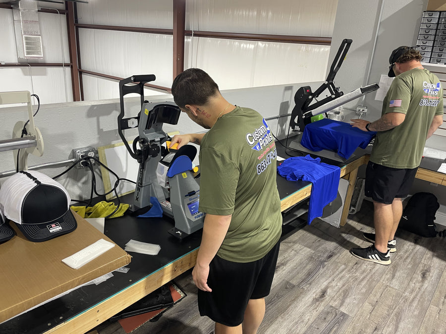 Custom Prints - DTF Transfers, Embroidery, Screen Printing, & More!
