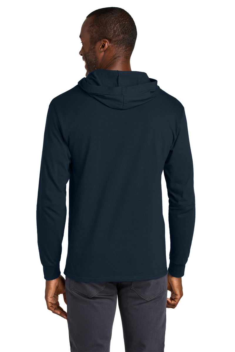 Load image into Gallery viewer, Jerzees Classics Unisex Cotton Long Sleeve Hooded T-Shirt 363LH
