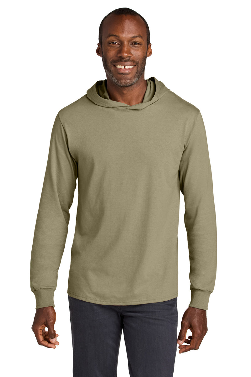 Load image into Gallery viewer, Jerzees Classics Unisex Cotton Long Sleeve Hooded T-Shirt 363LH

