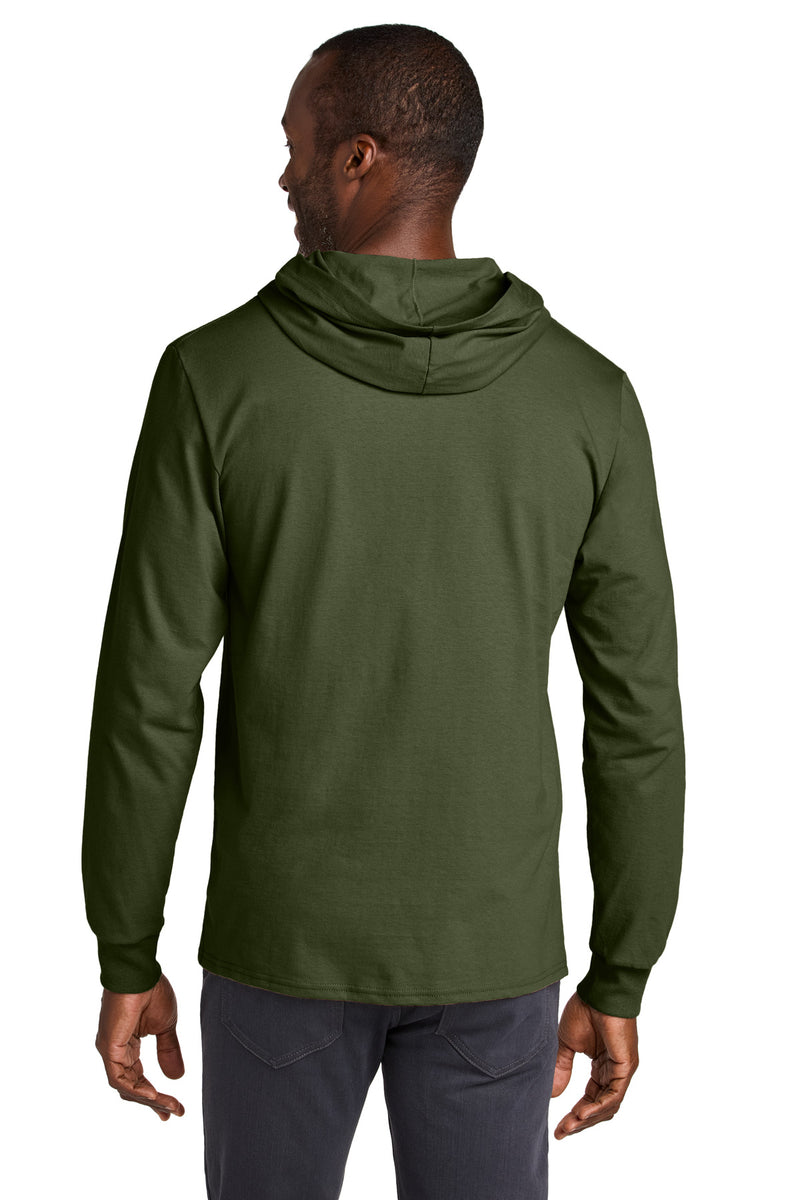 Load image into Gallery viewer, Jerzees Classics Unisex Cotton Long Sleeve Hooded T-Shirt 363LH
