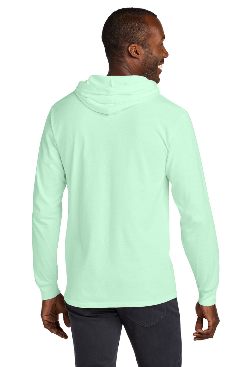 Load image into Gallery viewer, Jerzees Classics Unisex Cotton Long Sleeve Hooded T-Shirt 363LH
