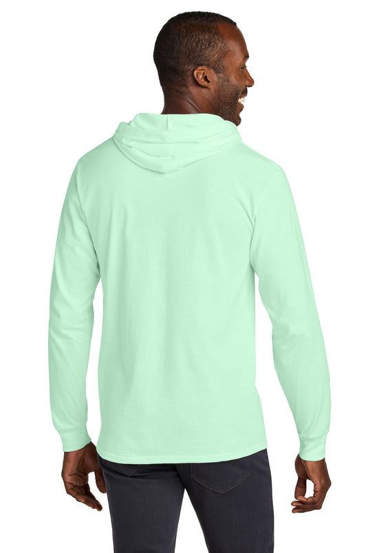 Jerzees Classics Unisex Cotton Long Sleeve Hooded T-Shirt 363LH