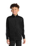 Sport-Tek YST94 | Jacket | Youth Tricot Sleeve Stripe Track