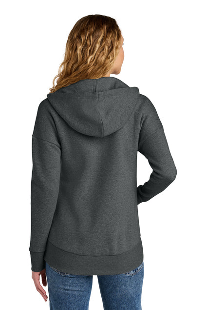 Load image into Gallery viewer, District  Women&#39;s Perfect Weight  Fleece Drop Shoulder Full-Zip Hoodie DT1104
