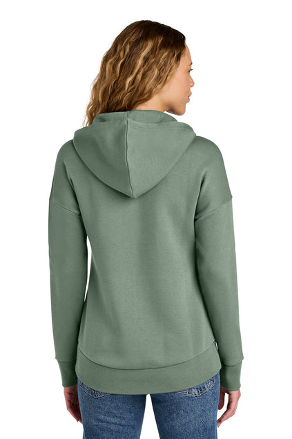 Load image into Gallery viewer, District  Women&#39;s Perfect Weight  Fleece Drop Shoulder Full-Zip Hoodie DT1104
