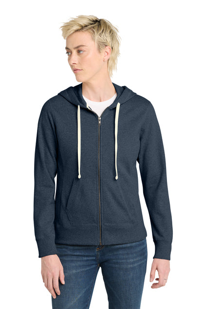 Load image into Gallery viewer, District Women&#39;s Re-FleeceFull-Zip Hoodie DT8103
