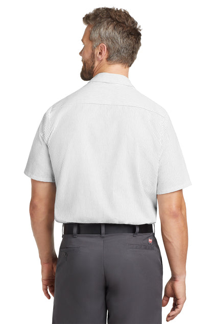 Load image into Gallery viewer, Red Kap Short Sleeve Striped Industrial Work Shirt.  CS20
