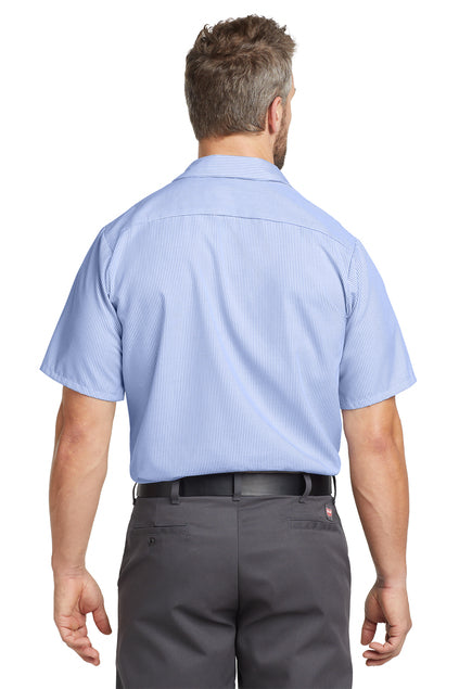 Load image into Gallery viewer, Red Kap Short Sleeve Striped Industrial Work Shirt.  CS20
