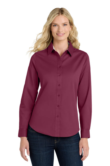 Load image into Gallery viewer, Port Authority® Women&#39;s Long Sleeve Easy Care Shirt L608
