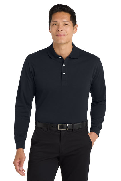 Load image into Gallery viewer, Port Authority Rapid Dry Long Sleeve Polo.  K455LS
