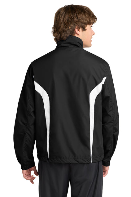 Load image into Gallery viewer, Sport-Tek Colorblock Raglan Jacket. JST60
