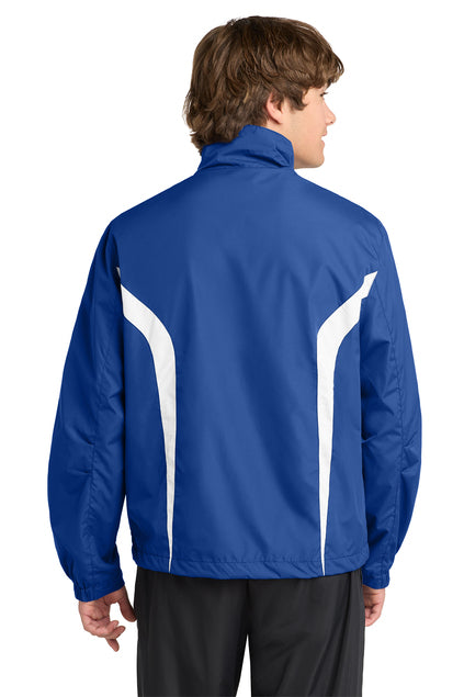 Load image into Gallery viewer, Sport-Tek Colorblock Raglan Jacket. JST60
