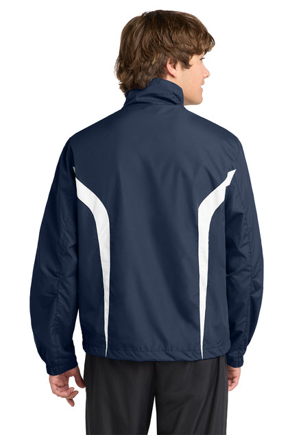 Load image into Gallery viewer, Sport-Tek Colorblock Raglan Jacket. JST60
