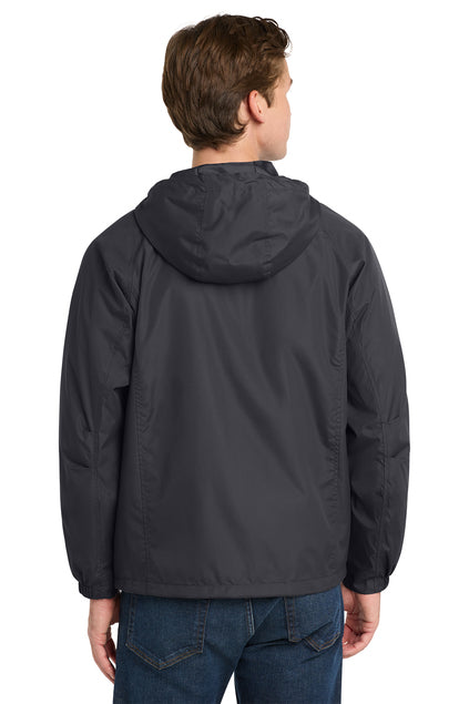 Load image into Gallery viewer, Sport-Tek Hooded Raglan Jacket. JST73
