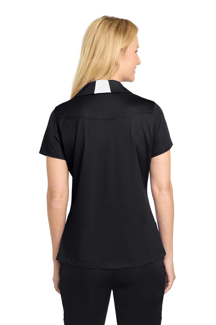 Sport-Tek Women's Side Blocked Micropique Sport-Wick Polo. LST655