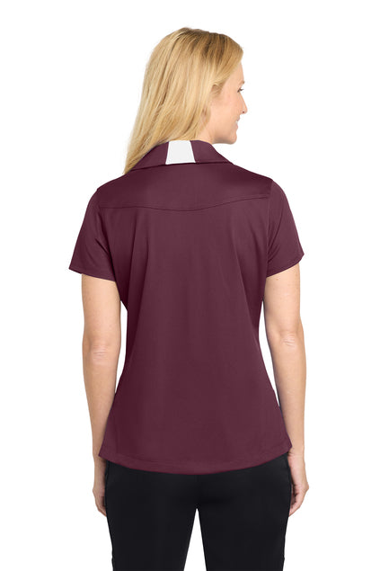 Load image into Gallery viewer, Sport-Tek Women&#39;s Side Blocked Micropique Sport-Wick Polo. LST655

