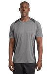 Sport-Tek ST361 | Tee | Heather Colorblock Contender