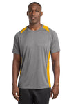 Sport-Tek ST361 | Tee | Heather Colorblock Contender