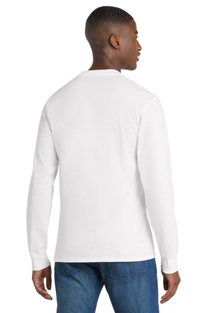 Load image into Gallery viewer, Port &amp; Co Tall Long Sleeve Essential Pocket Tee. PC61LSPT
