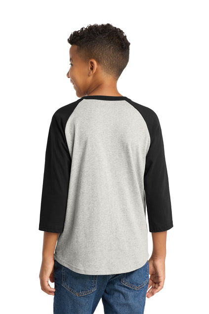 Sport-Tek Youth Colorblock Raglan Jersey.  YT200