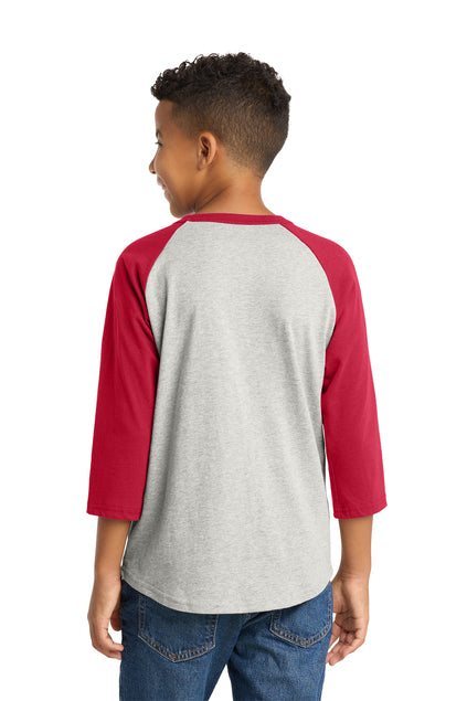 Load image into Gallery viewer, Sport-Tek Youth Colorblock Raglan Jersey.  YT200
