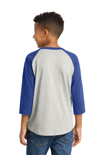 Load image into Gallery viewer, Sport-Tek Youth Colorblock Raglan Jersey.  YT200
