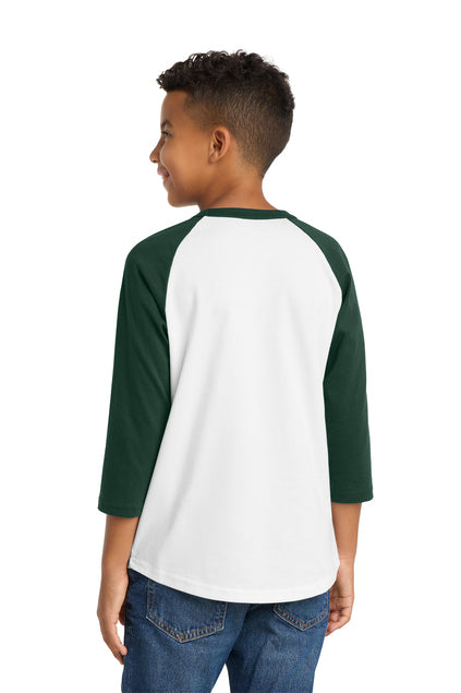 Load image into Gallery viewer, Sport-Tek Youth Colorblock Raglan Jersey.  YT200
