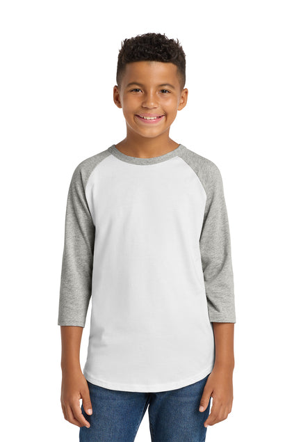 Load image into Gallery viewer, Sport-Tek Youth Colorblock Raglan Jersey.  YT200
