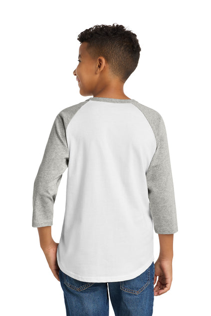 Load image into Gallery viewer, Sport-Tek Youth Colorblock Raglan Jersey.  YT200
