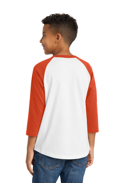 Load image into Gallery viewer, Sport-Tek Youth Colorblock Raglan Jersey.  YT200
