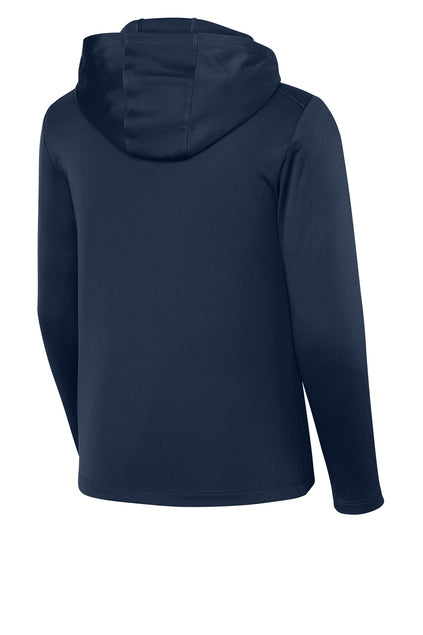 Load image into Gallery viewer, Sport-Tek Youth Posi-UV Pro Long Sleeve Hoodie YST420LSH
