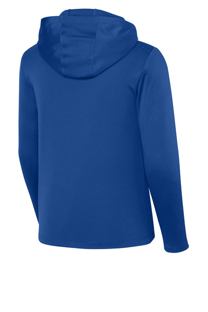 Load image into Gallery viewer, Sport-Tek Youth Posi-UV Pro Long Sleeve Hoodie YST420LSH
