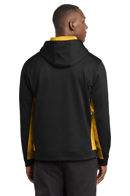 Load image into Gallery viewer, Sport-Tek Sport-Wick Fleece Colorblock Hooded Pullover. ST235
