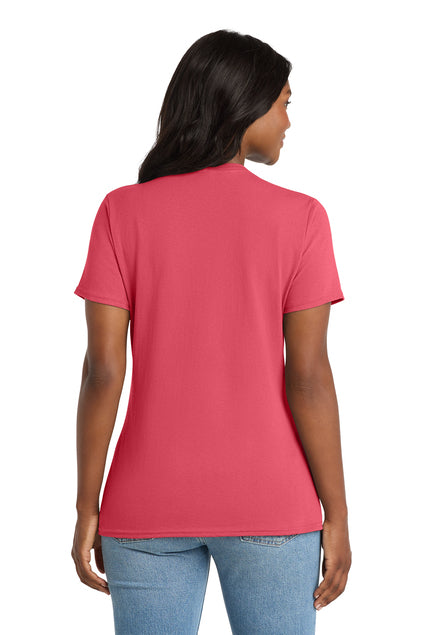 Load image into Gallery viewer, Port &amp; Co™  LPC54V | Women&#39;s Core Cotton V-Neck Tee | 100% Cotton
