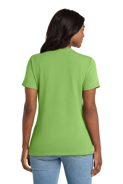 Port & Co™  LPC54V | Women's Core Cotton V-Neck Tee | 100% Cotton