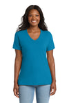 Port & Co™  LPC54V | Women's Core Cotton V-Neck Tee | 100% Cotton (2)