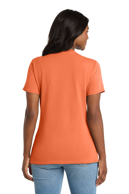 Port & Co™  LPC54V | Women's Core Cotton V-Neck Tee | 100% Cotton (2)