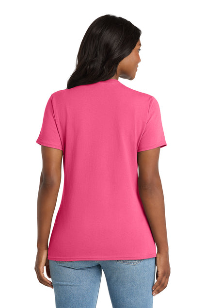 Port & Co™  LPC54V | Women's Core Cotton V-Neck Tee | 100% Cotton (2)