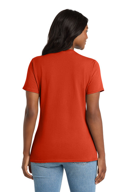 Port & Co™  LPC54V | Women's Core Cotton V-Neck Tee | 100% Cotton (2)