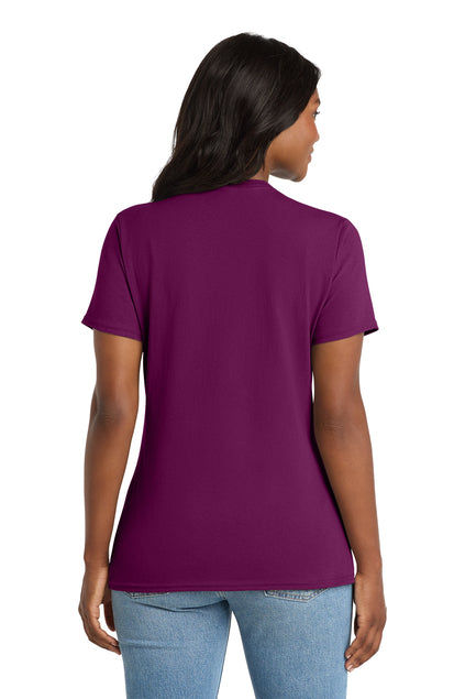 Load image into Gallery viewer, Port &amp; Co™  LPC54V | Women&#39;s Core Cotton V-Neck Tee | 100% Cotton (2)

