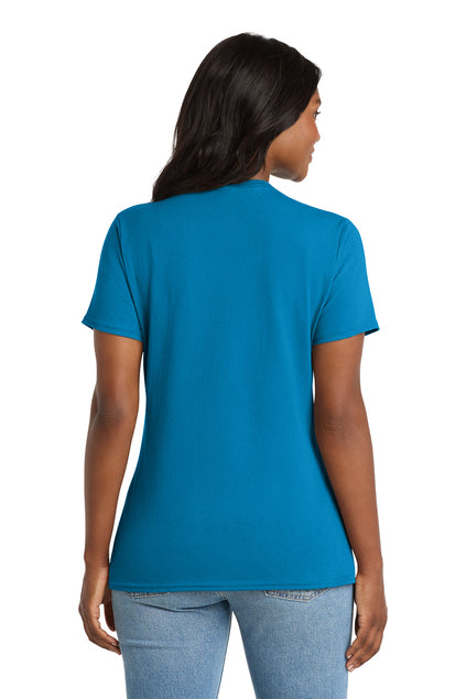 Load image into Gallery viewer, Port &amp; Co™  LPC54V | Women&#39;s Core Cotton V-Neck Tee | 100% Cotton (2)
