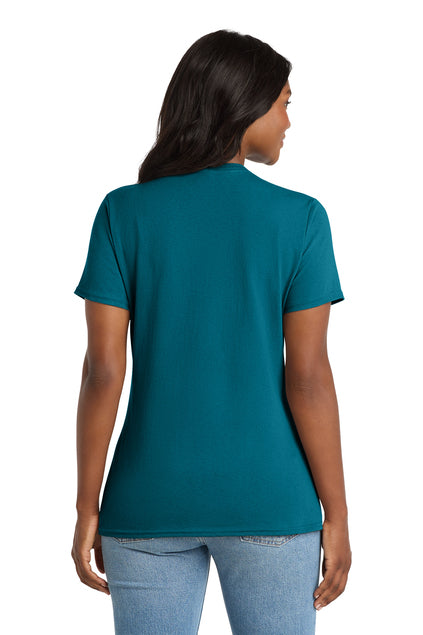 Load image into Gallery viewer, Port &amp; Co™  LPC54V | Women&#39;s Core Cotton V-Neck Tee | 100% Cotton (2)
