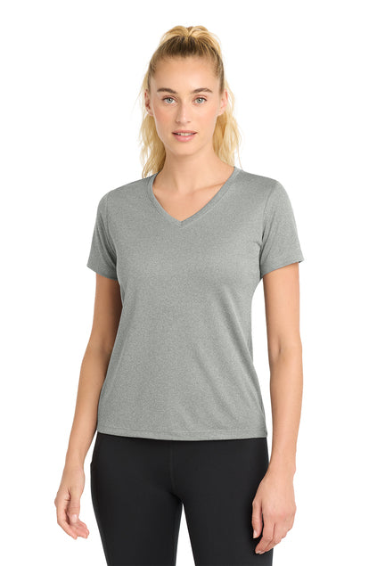 Load image into Gallery viewer, Sport-Tek® Women&#39;s PosiCharge® RacerMesh® V-Neck Tee LST340
