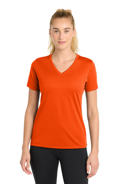 Load image into Gallery viewer, Sport-Tek® Women&#39;s PosiCharge® RacerMesh® V-Neck Tee LST340
