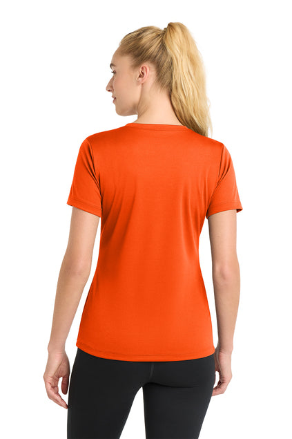 Load image into Gallery viewer, Sport-Tek® Women&#39;s PosiCharge® RacerMesh® V-Neck Tee LST340

