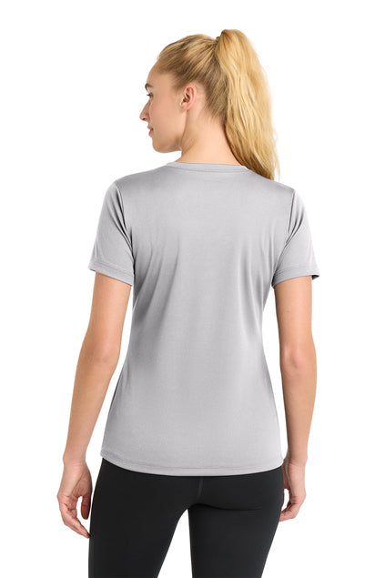 Load image into Gallery viewer, Sport-Tek® Women&#39;s PosiCharge® RacerMesh® V-Neck Tee LST340
