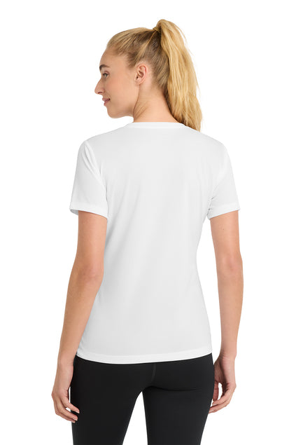 Load image into Gallery viewer, Sport-Tek® Women&#39;s PosiCharge® RacerMesh® V-Neck Tee LST340
